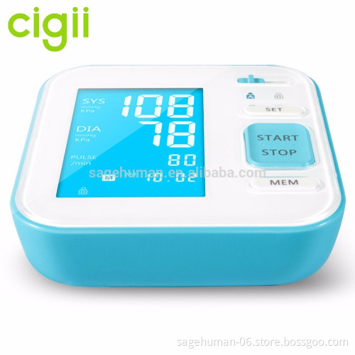 Portable digital backlit BP monitor with CE